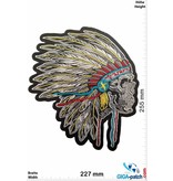 Indian Skull Indian Chief - 25 cm - BIG