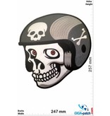 Cafe Racer Skull Helmet- Cafe Racer - 25 cm