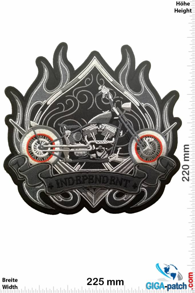 Bikerpatch Independent -  V Power - 22 cm