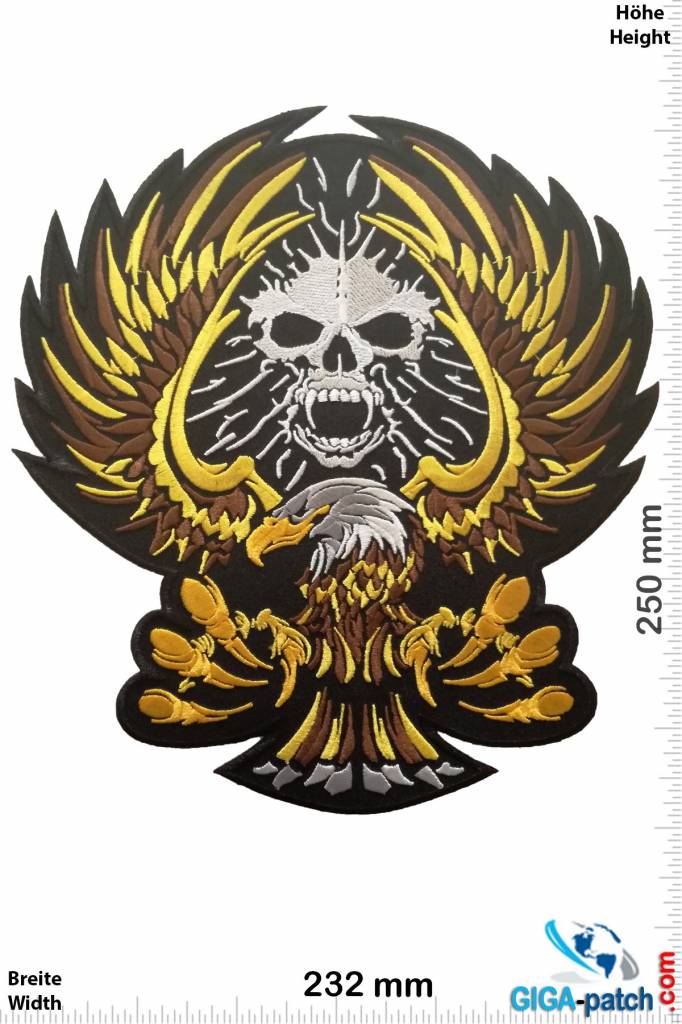 Adler Adler - Eagle - Skull - 25 cm - BIG