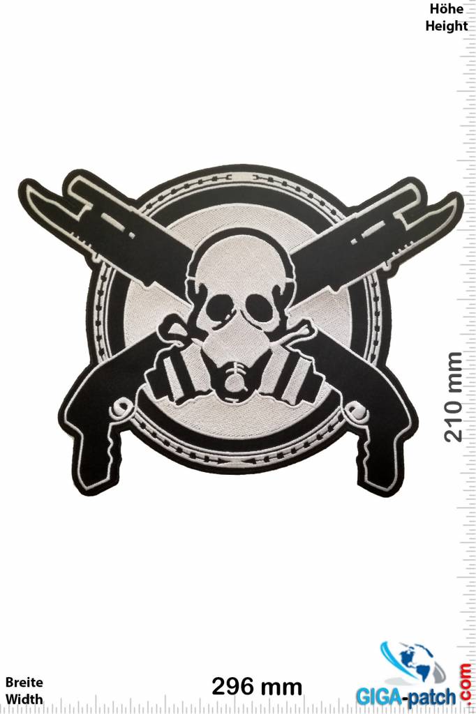 Gasmask Gasmask - Guns - Team Patch - 29 cm