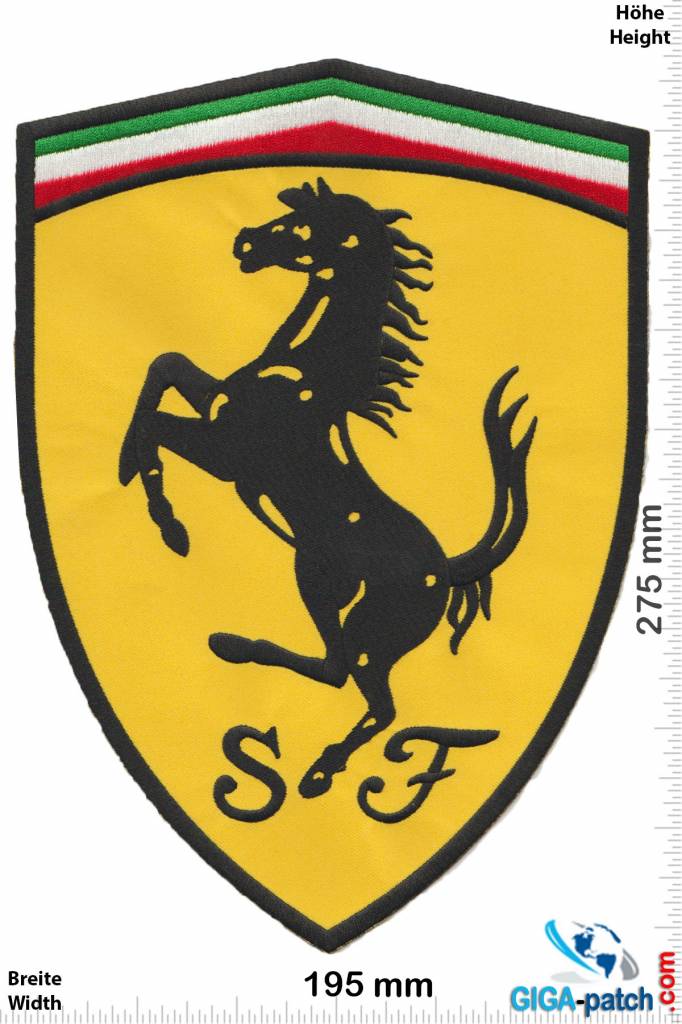Ferrari Ferrari - Patch Portachiavi Adesivi -  - Il più  grande Patch Negozio in tutto il mondo