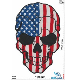 Totenkopf American Skull - USA - 25 cm