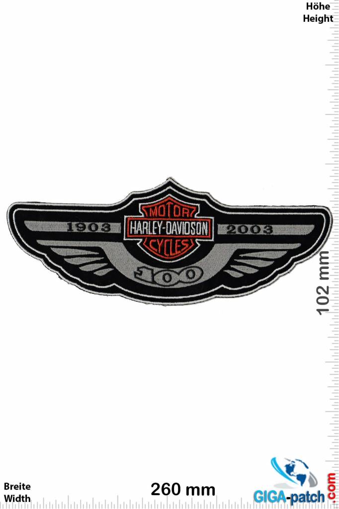 Harley Davidson - Patch - patch posteriore - Patch Portachiavi Adesivi -   - Il più grande Patch Negozio in tutto il mondo