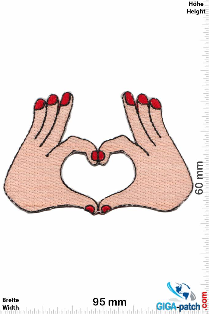 USA Love Hearts - Hands