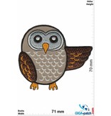 Eule Owl - brown