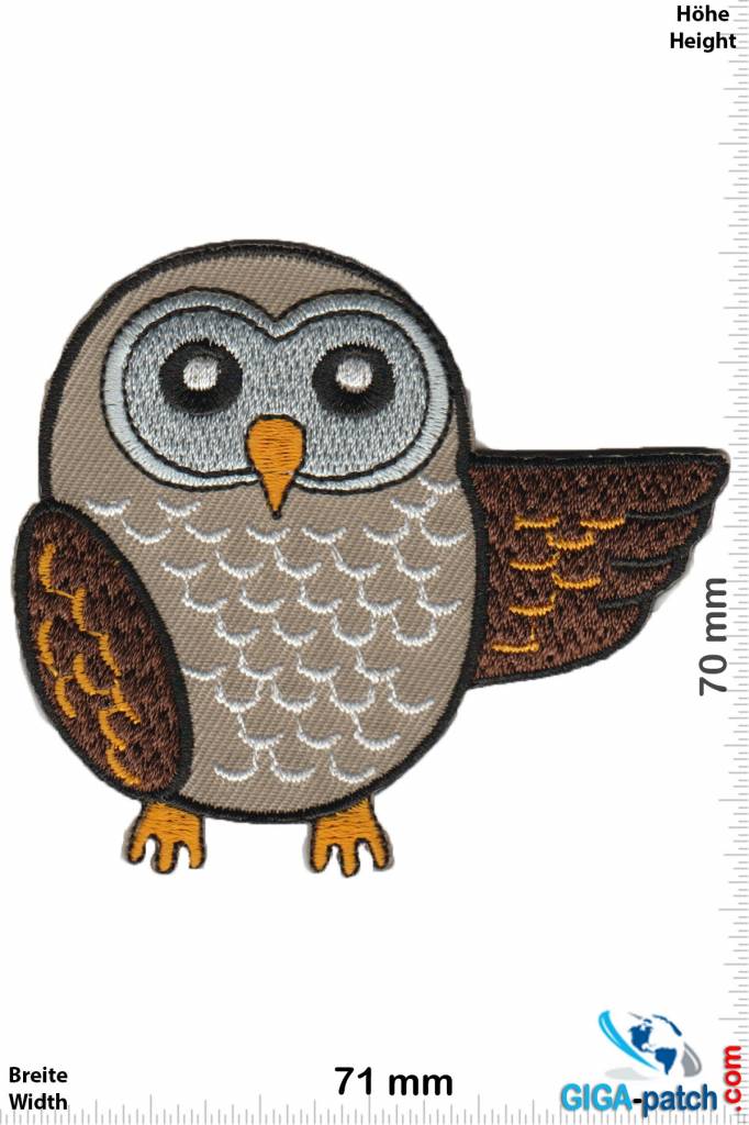 Eule Owl - brown