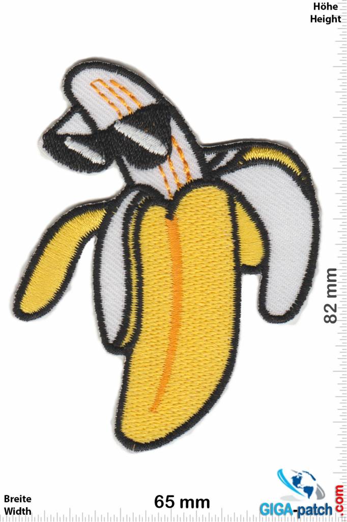 Banana Banane -Banana with Sunglass - yellow