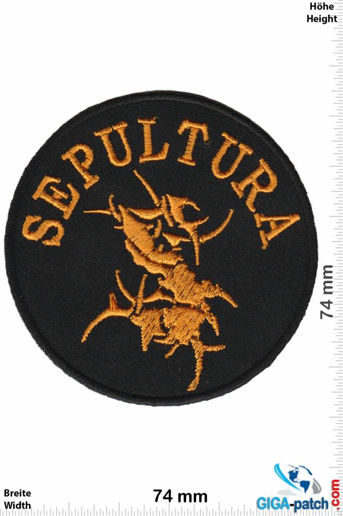 Sepultura Classic Brazilian Heavy Metal Band Patch Badge Crest M2
