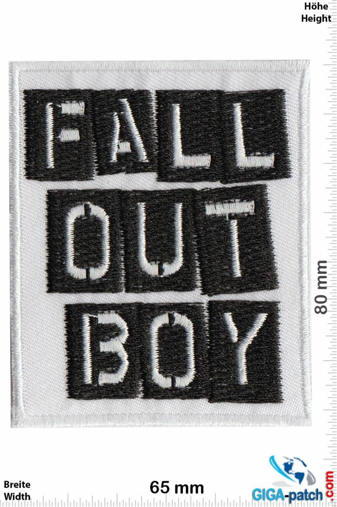 Fall Out Boy Fall Out Boy - black  white- Alternative-Rockband