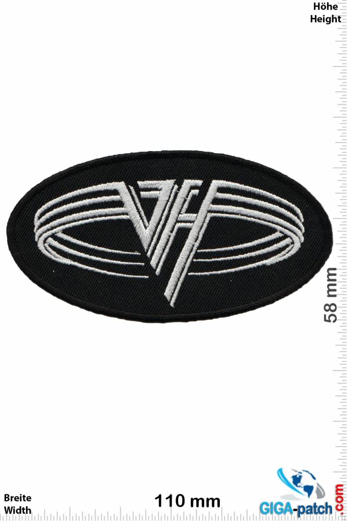 Van Halen Van Halen - silver oval -Hard-Rock-Band