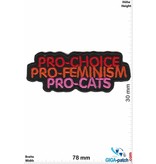 Fun Pro-Choice, Pro-Feminism, Pro-Cats