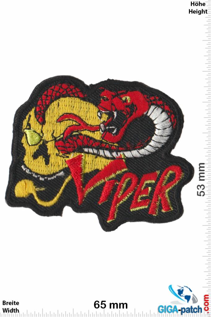 Snake Viper - Snake - Skull