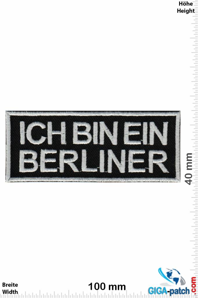 Berlin Ich bin ein Berliner