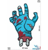 Zombie Zombie Hand - blue