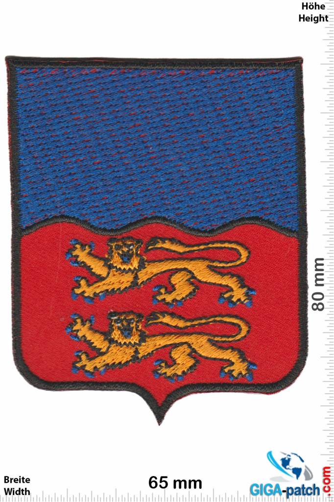 Historical  Blue-red - 2 lions