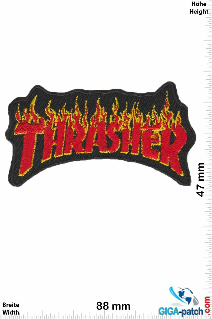 Thrasher Patch Back Patches Patch Keychains Stickers Giga Patch Com Biggest Patch Shop Worldwide