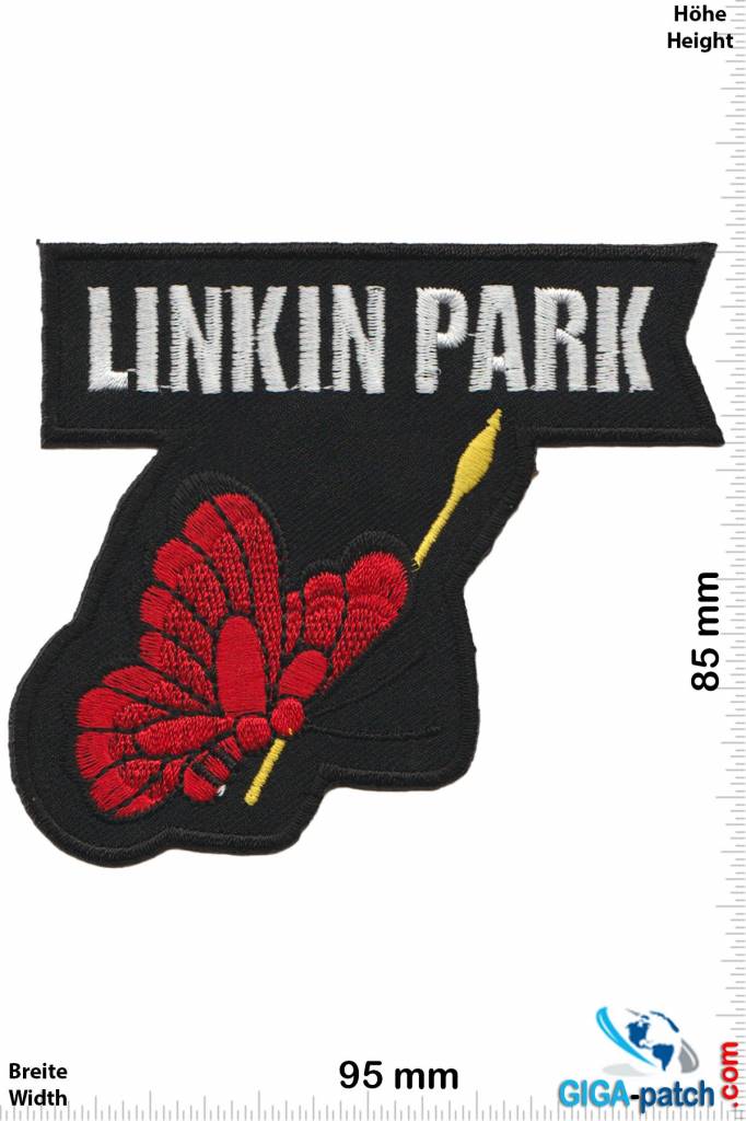 Linkin Park  Linkin Park - butterfly red