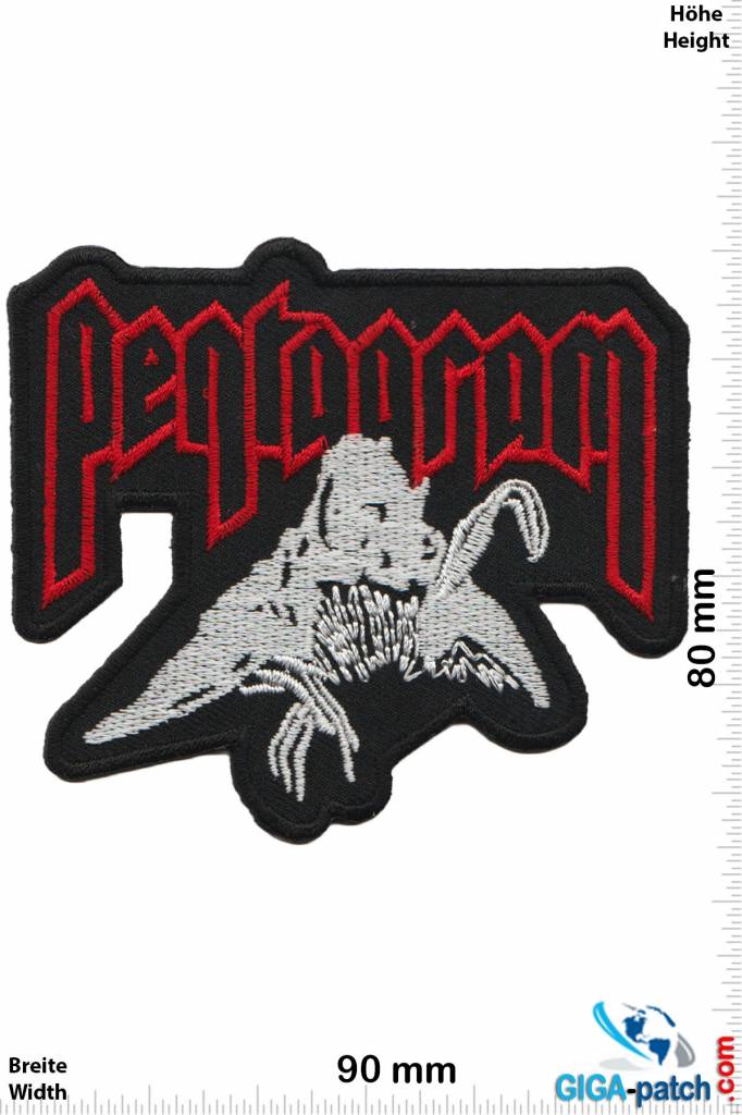 Pentagram Pentagram - Untergrund-Band Heavy-Metal - red silver