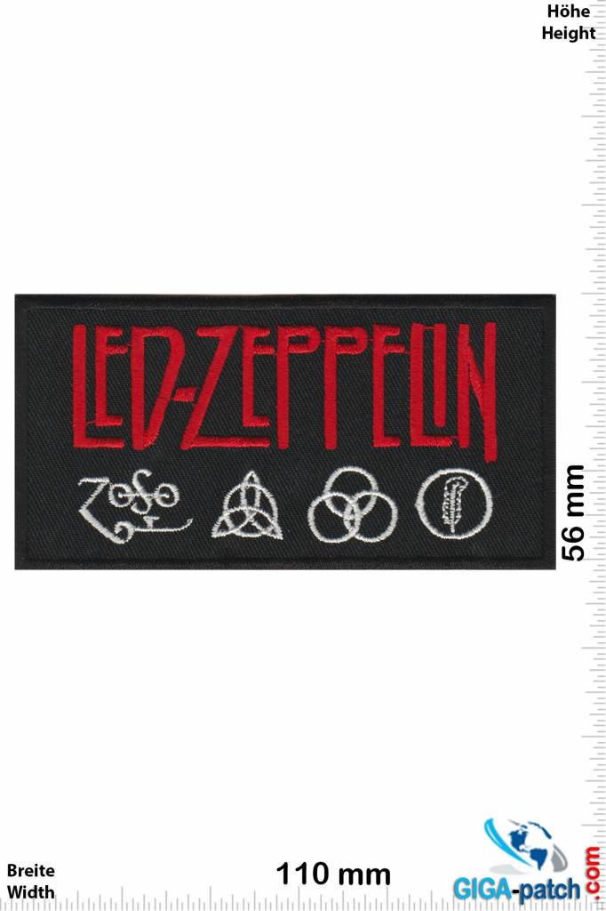 Led Zeppelin Led Zeppelin - silver red