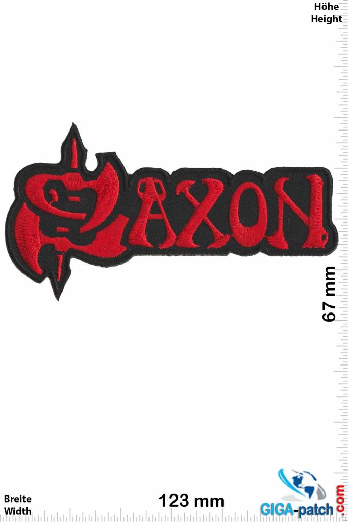 Saxon Saxon -Heavy-Metal-Band - red