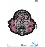 Muerto Skull - Totenkopf - Muerto- pink