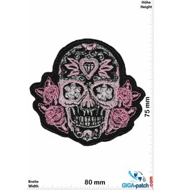 Muerto Skull - Totenkopf - Muerto- pink