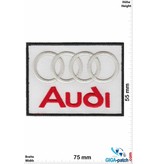 Audi Audi - weiss - rot