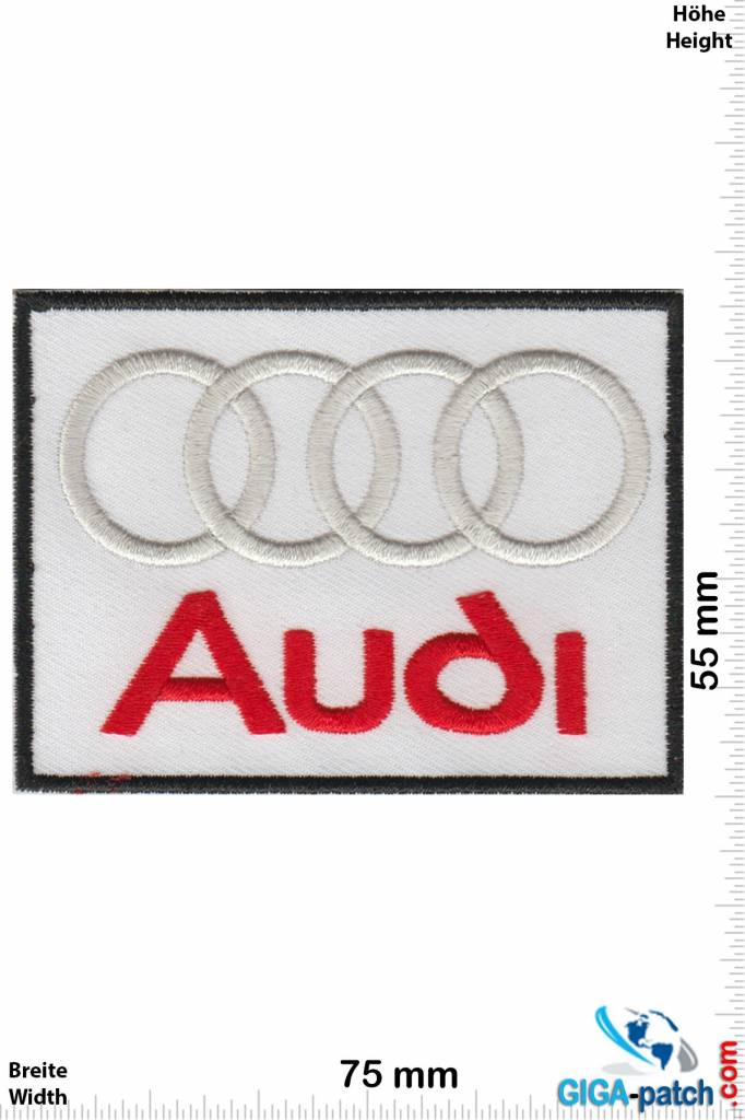 Audi Audi - weiss - rot