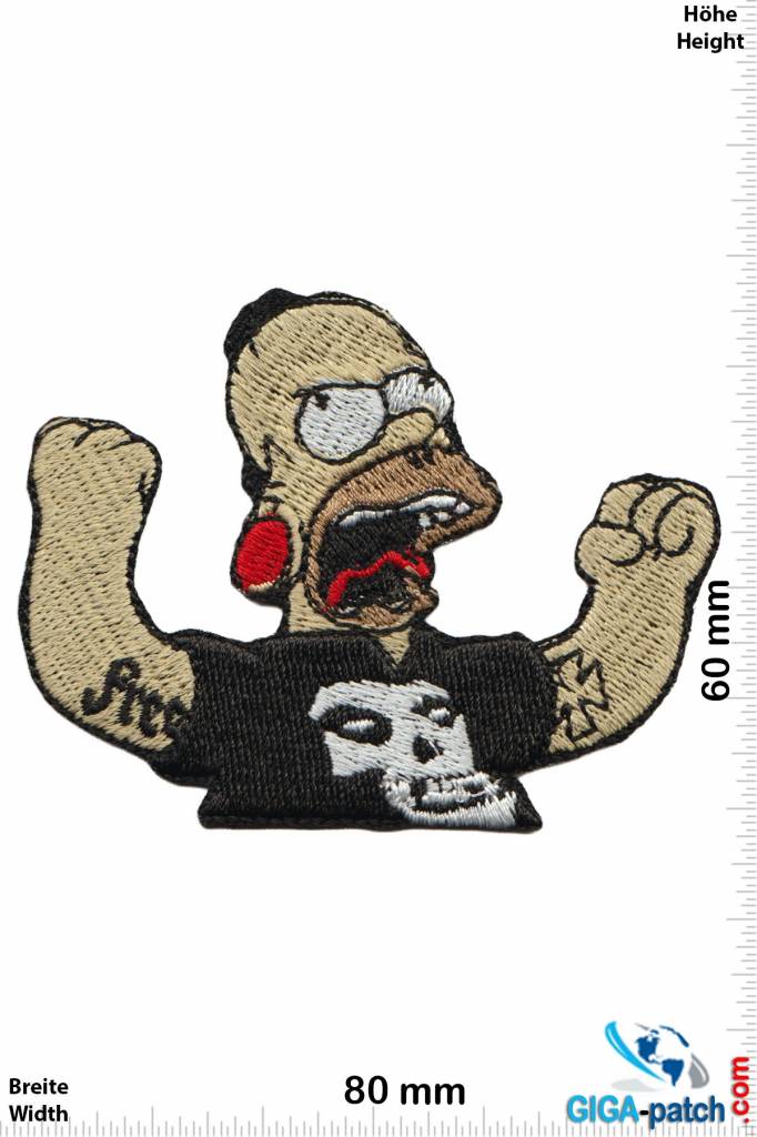 Simpson Homer Simpson -  Misfits - Metal