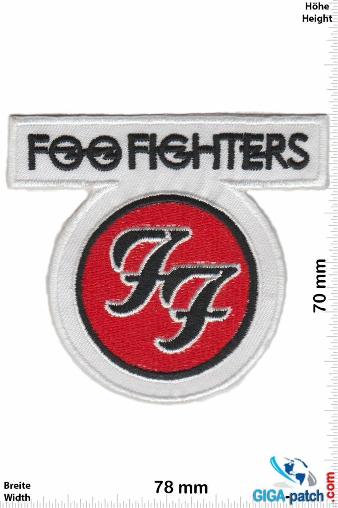 Foo Fighters Foo Fighters - US Rockband - white red