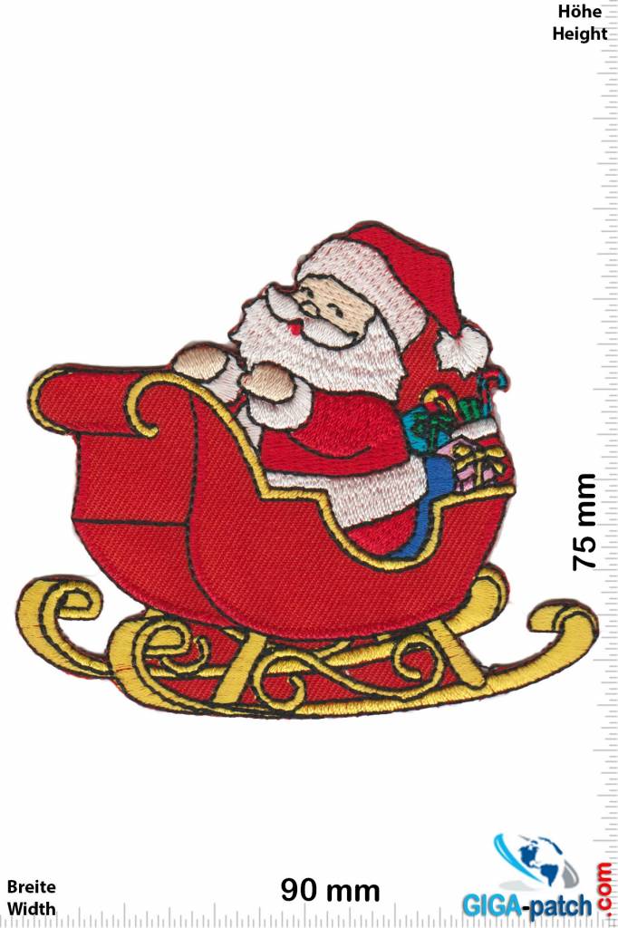 Weihnachten Santa Claus with sled
