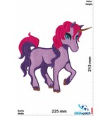 Unicorn Einhorn - Unicorn - Purple - 22 cm