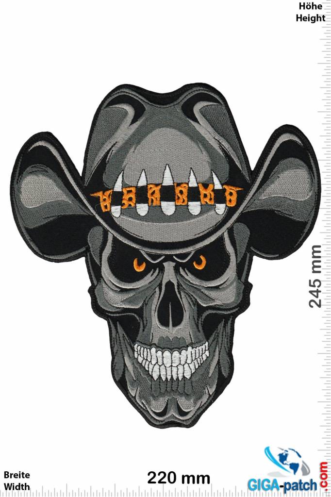 Cowboy Skull Cowboy - Totenkopf - 24 cm - BIG