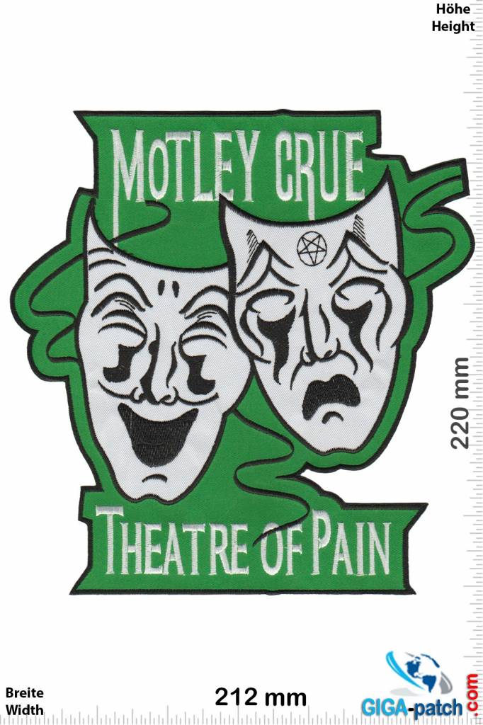 Motley Crue Motley Crue - Theatre of Pain - white - 22 cm