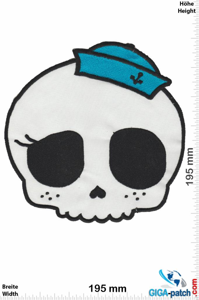 Ooldschool Totenkopf Matrose - Skull Sailor- Oldschool- 19 cm