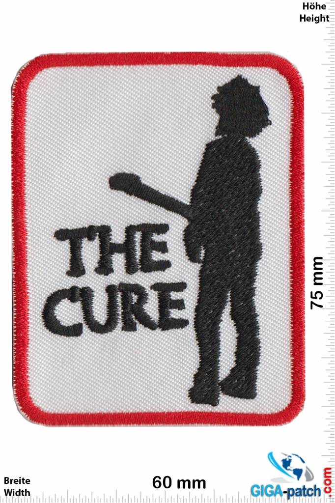 The Cure  The Cure - red black white - Pop-/Rock-/Wave-/Gothic-Band