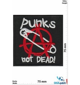 Punks Punks not Dead! - safety pin