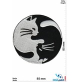 Yin Yang  Yin Yang - Cats - silber