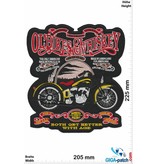 Ol' Bikes & Whiskey  Ol' Bikes & Whiskey - Both get better with Age- 22 cm - BIG