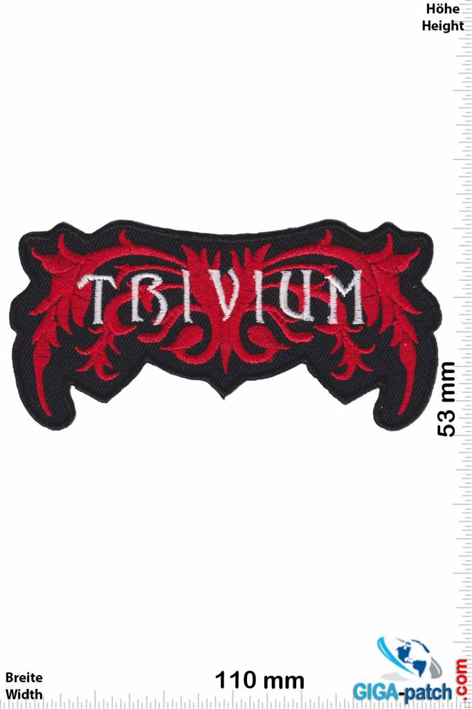 Trivium Trivium - silver red - US Metal-Band