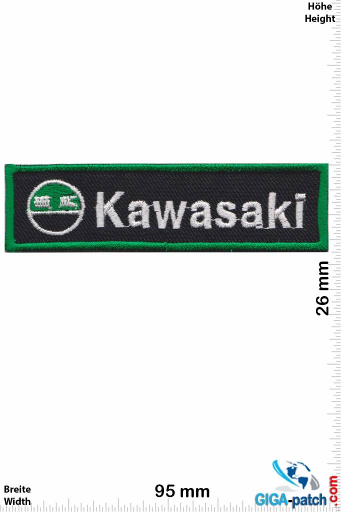 Kawasaki Ninja - green - KAWASAKI - Patch Portachiavi Adesivi -   - Il più grande Patch Negozio in tutto il mondo