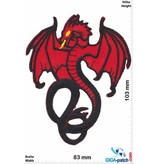 Oldschool Roter Drache - red Dragon