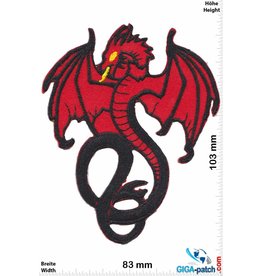 Oldschool Roter Drache - red Dragon