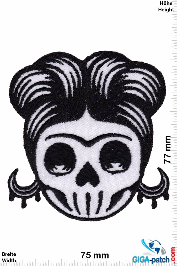 Totenkopf Skull - Girl Lady - Oldschool