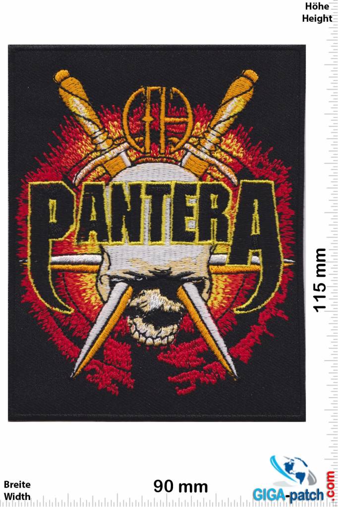 PANTERA - WALK - PRINTED SEW ON LARGE SIZE BACK PATCH - OFFICIALLY  LICENSED