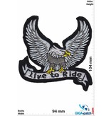 Biker Live to Ride - Adler - Eagle