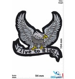 Biker Live to Ride - Eagle