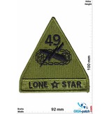 U.S. Army 49TH ARMORED DIVISION - LONE STAR - green -HQ