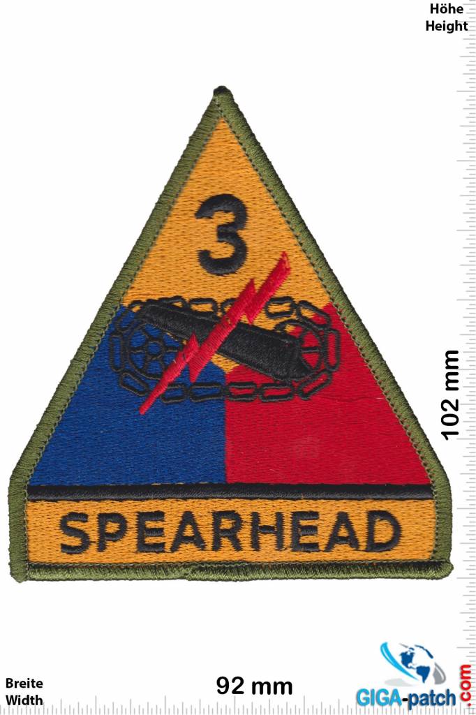 U.S. Army Spearhead - 3rd Armored Division - color - HQ